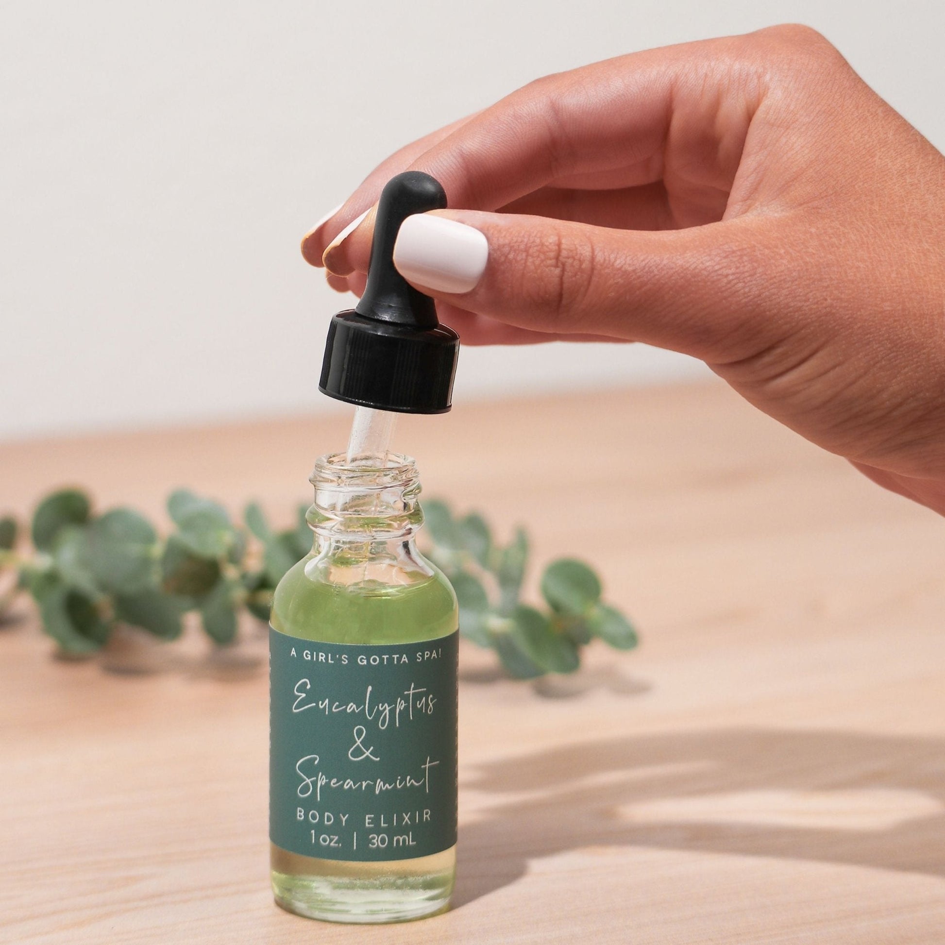 Eucalyptus & Spearmint Body Elixir - body oil-1